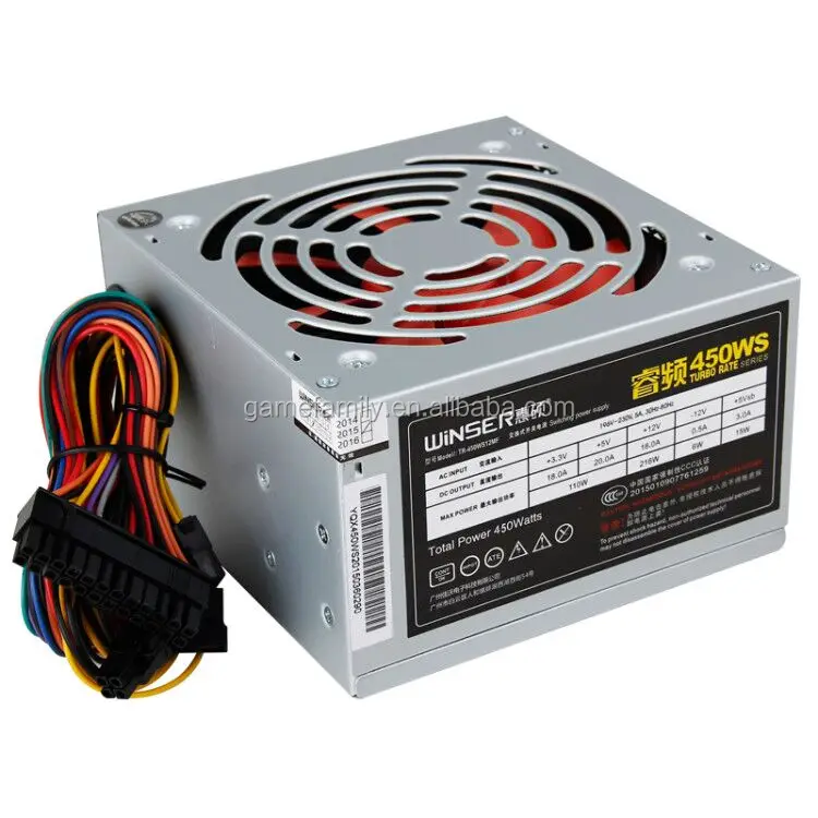 
ПК ATX 12 в импульсный источник питания 200 Вт 12 см черный вентилятор охлаждения экономичный дешевый компьютер Номинальная мощность 200 Вт 