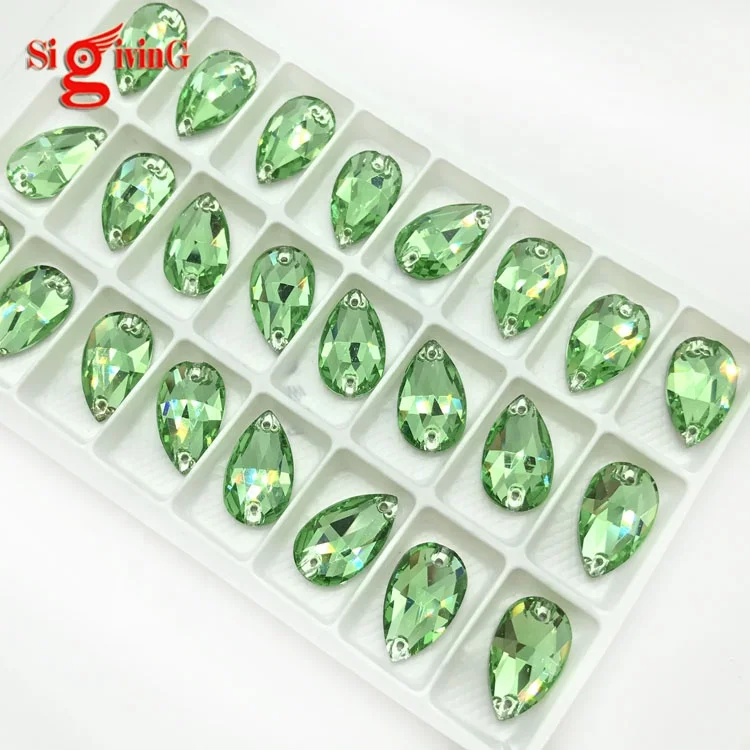 High shinny mirror beads flat acrylic flatback resign gemstone sew on rhinestones in bulk
