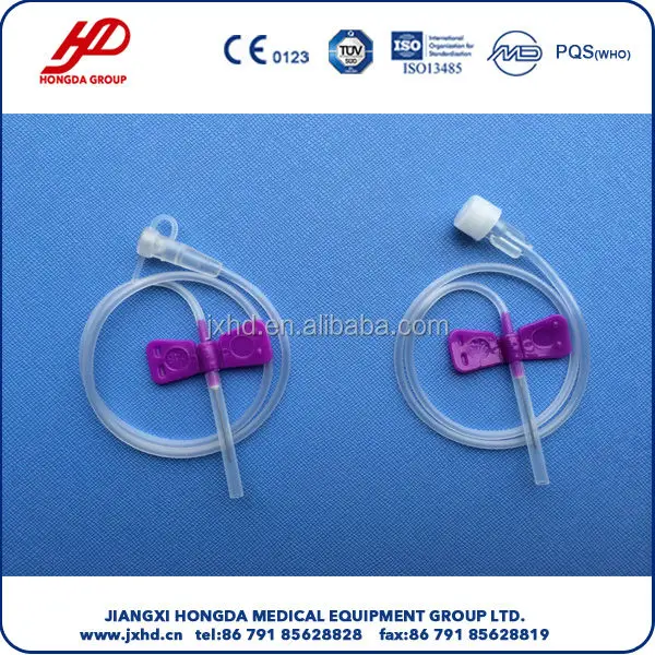 
Disposable Lure Lock and Lure Slip Butterfly Needle 