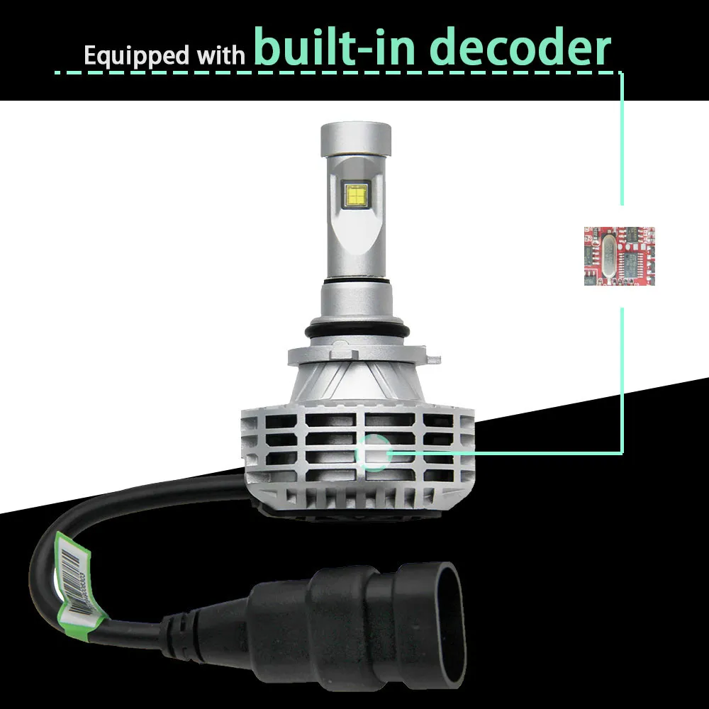 Автоматическая с сильным дальнего света 9007 адаптивные светодиодные фары