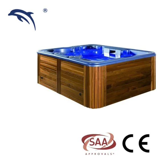 Combo massage outdoor spa hot tubs spas 7 persons with 1 lounges jet massage PFDJJ-05