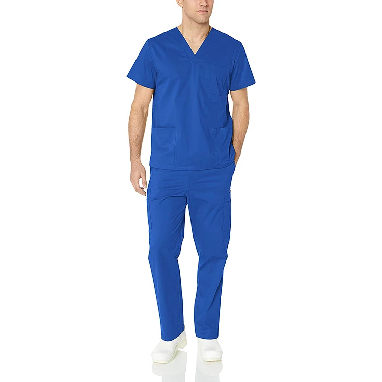 Chinese Manufacturer Direct Supply Polyester/Rayon/Spandex Material Hospital Workwear Nursing Uniform Doctors Scrub Suits