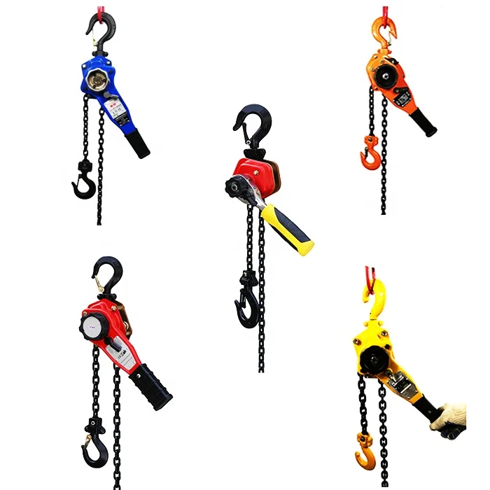 
HS-Cmanual pull lift chain pulley hoist 
