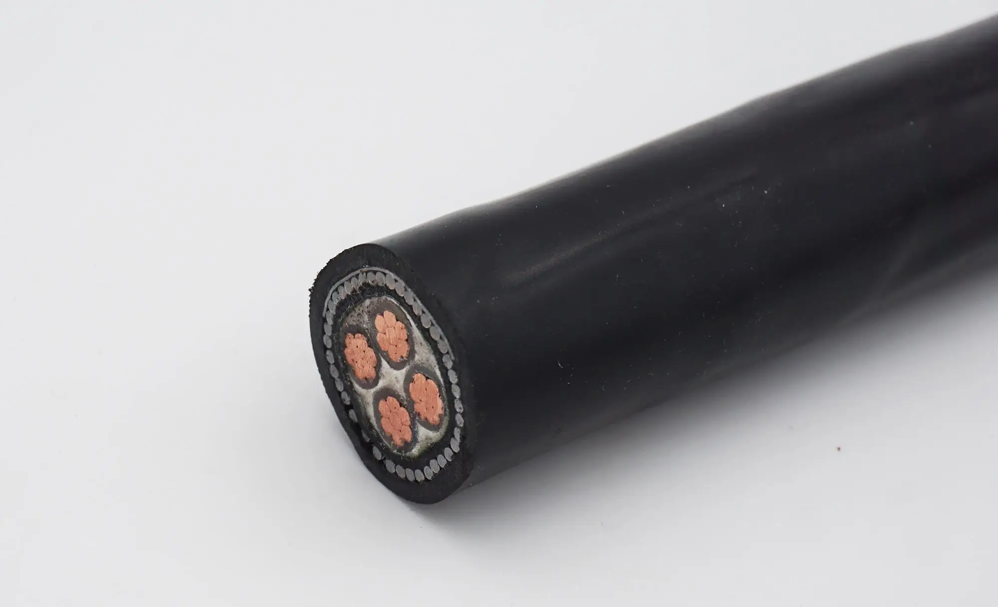 Low Voltage 10mm2 16mm 35mm 50mm 70mm 4 Copper Core Aerial Bundled Armoured Power Cable ABC Cable with PVC XLPE Insulated Sheath