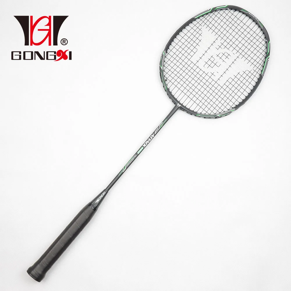 High performance 12mm wide body alum&carbon badminton racket/racquet