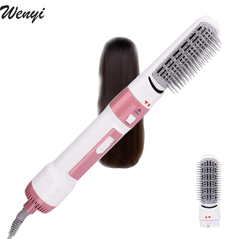 1 Set 220-240V Electric Hair Curling Irons 1200W Styler Hair Blow Dryer Machine Brush Comb Straightener Curler Tool Hair Styling