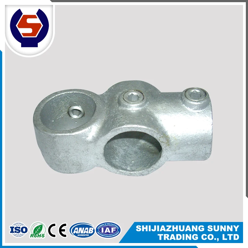 Fastener Pole Galvanized Steel Malleable Iron Pipe Clamp