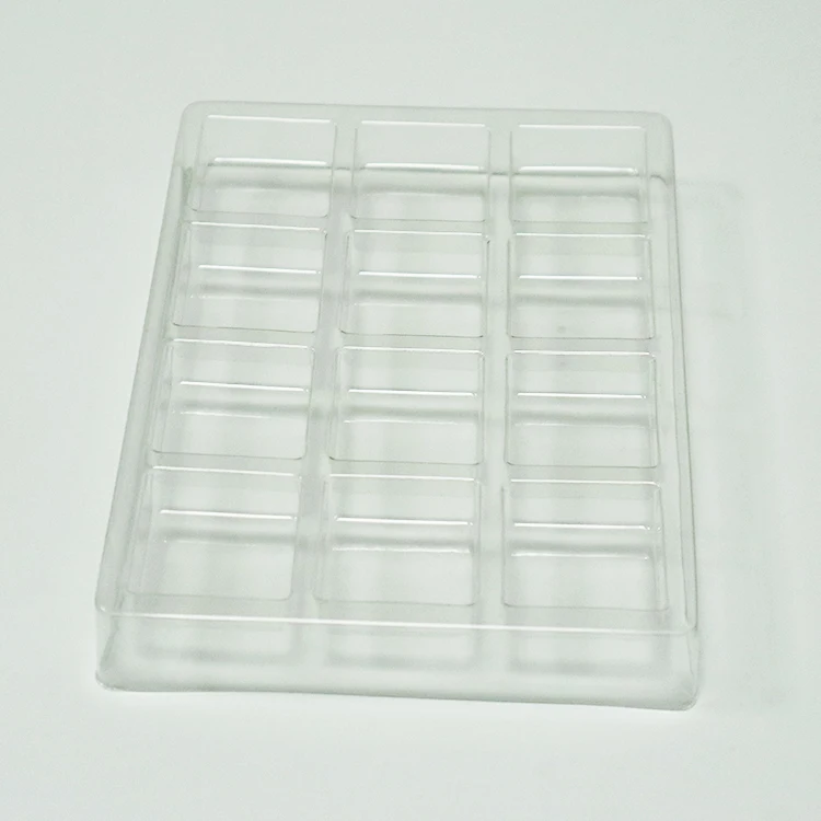 Food-grade Clear Plastic Cookie Inserted Box Blister Chocolate Packaging Tray
