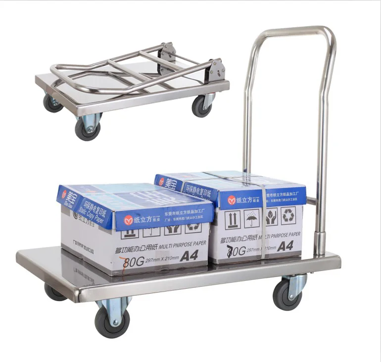 Тележка из нержавеющей стали для тяжелых условий эксплуатации 500 кг