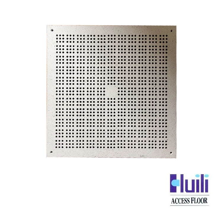 Aluminum Perforated Panel/Raised Floor/Access Floor with Corner-lock for Clean Room