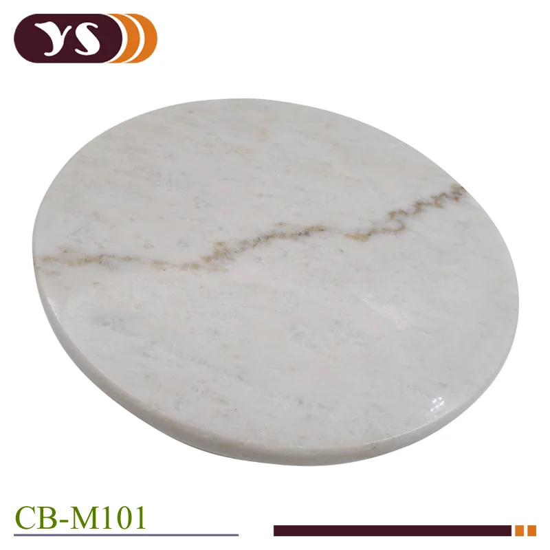Factory directly White Natural Marble lazy susan
