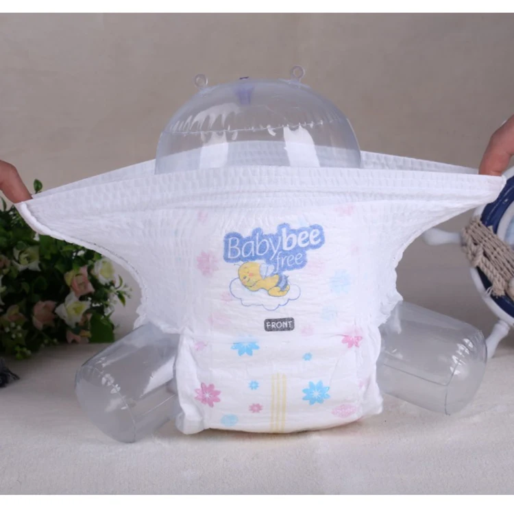 
high absorbent super dry japanese disposable pe film eco baby diaper sanitary napkin 