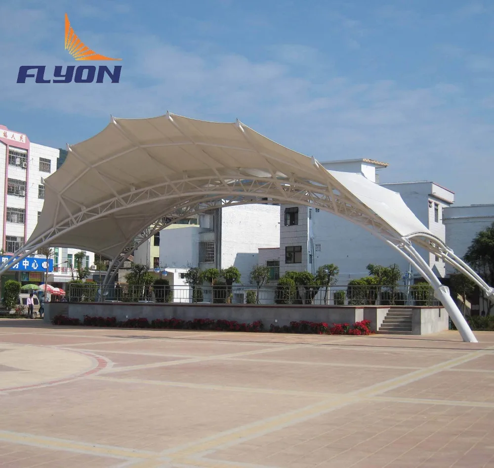PVDF Tensile Membrane Structure Shade ,swimming pool shade , commercial shade