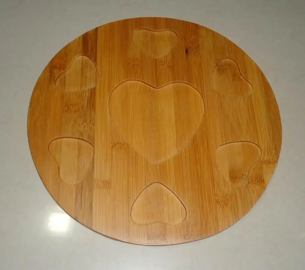 New arrival modern restaurant white ceramic chocolate fondue pot set with bamboo base