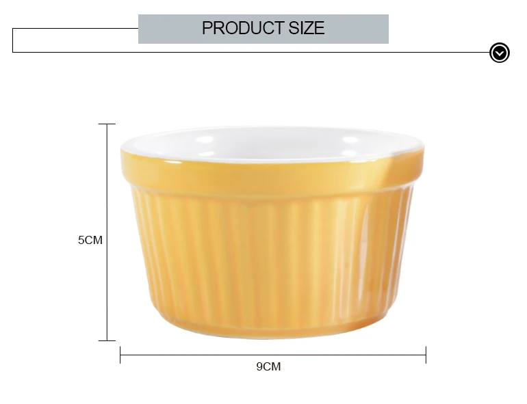 
Shining color ceramic cake mold, Ramekin & Souffle Cup for baking 