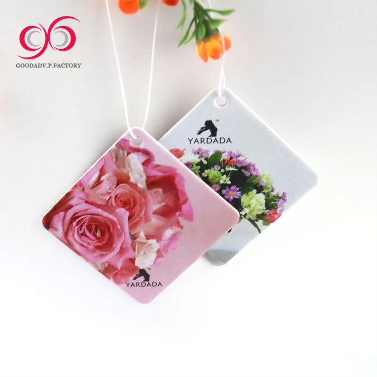 Custom Design Hanging Air Freshner/Custom Paper type Air Freshener for car / Paper Car Air Freshener card