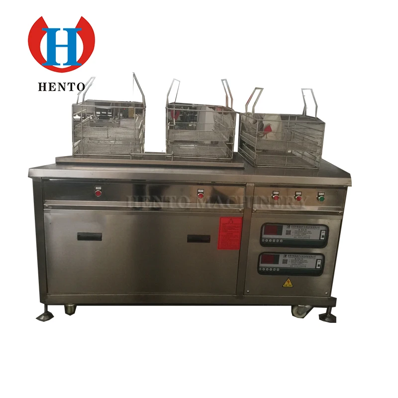 
 Промышленная машина для ультразвуковой очистки двигателя  