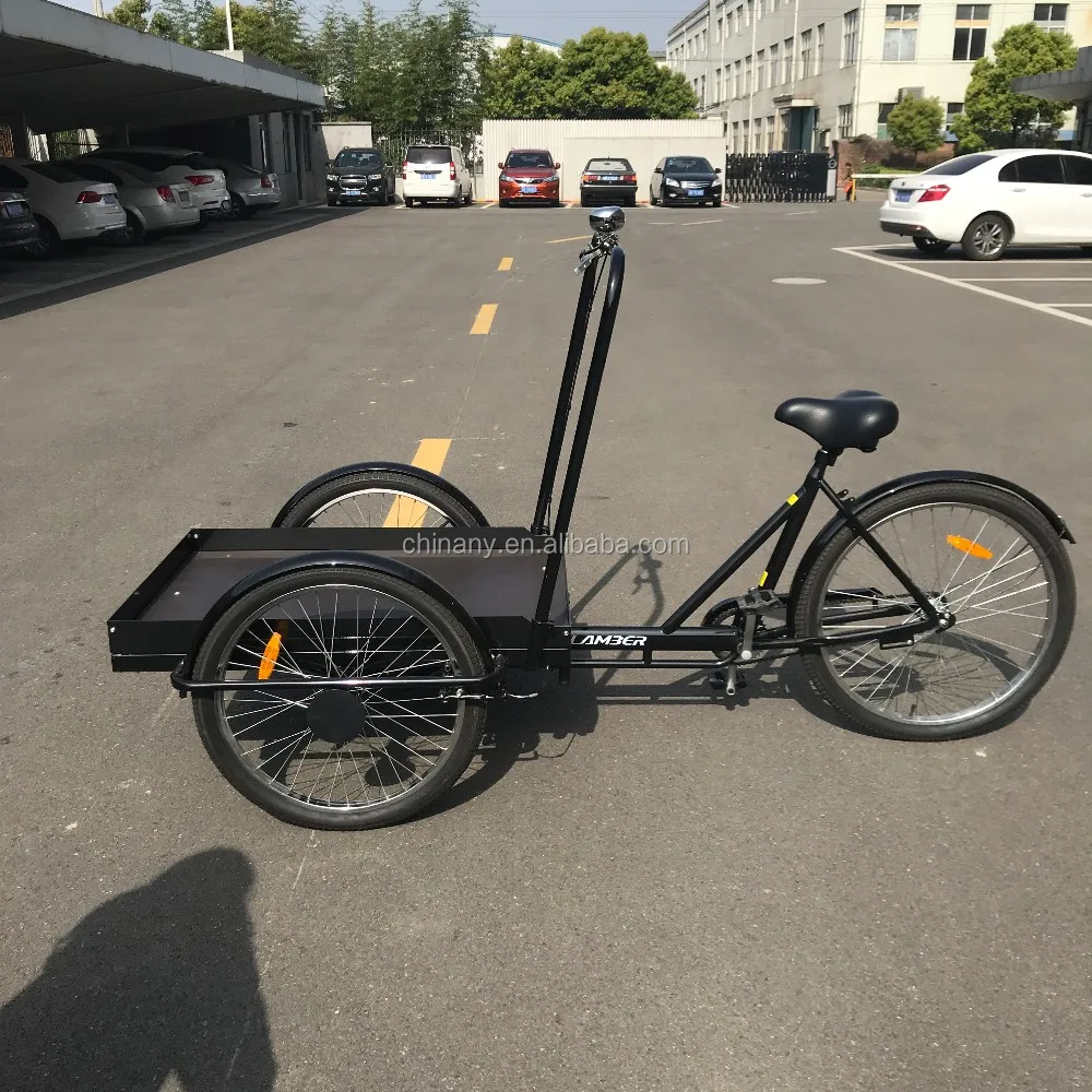 high quality adult tricycle  26 inch  single speed  loading cargo bike
