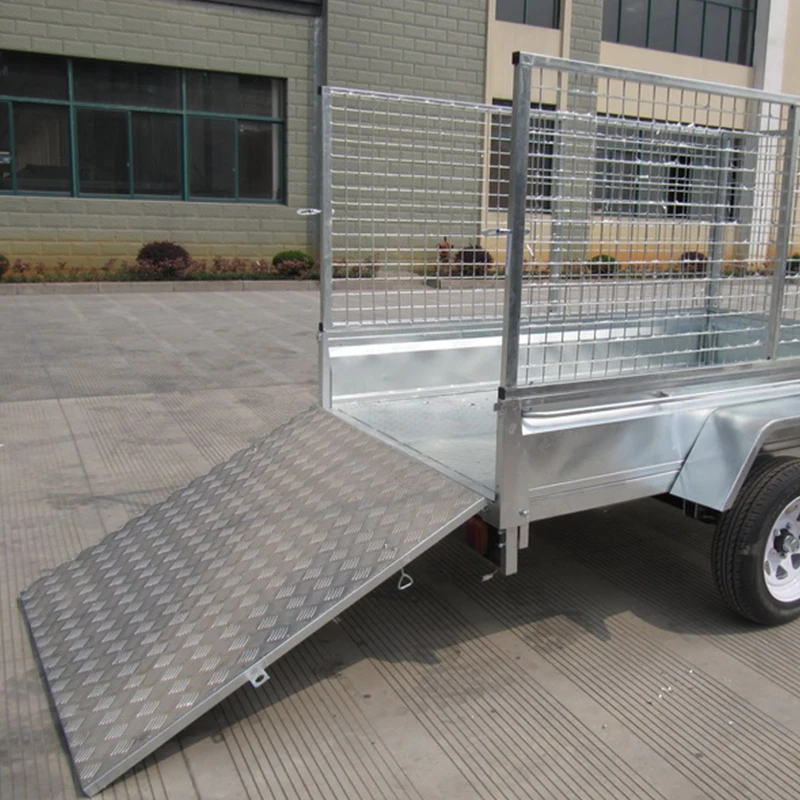 
Atm 750Kg Single Axle Box Trailer 7X4 With Cage Fully Welded 