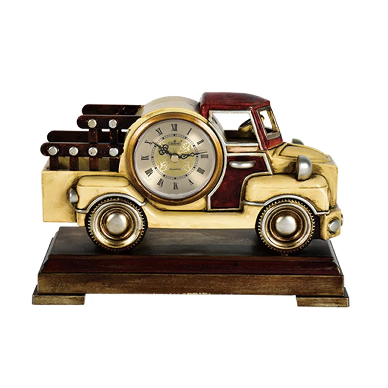 Car shaped tabletop truck luxury desk clock 1323M