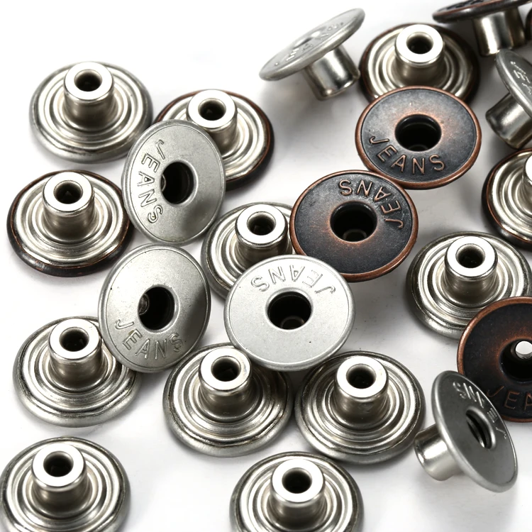 
20mm Branded copper man jeans buttons for clothes 