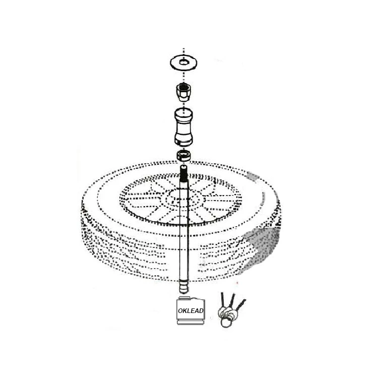 Low price high quality Anti theft strong Car tire lock