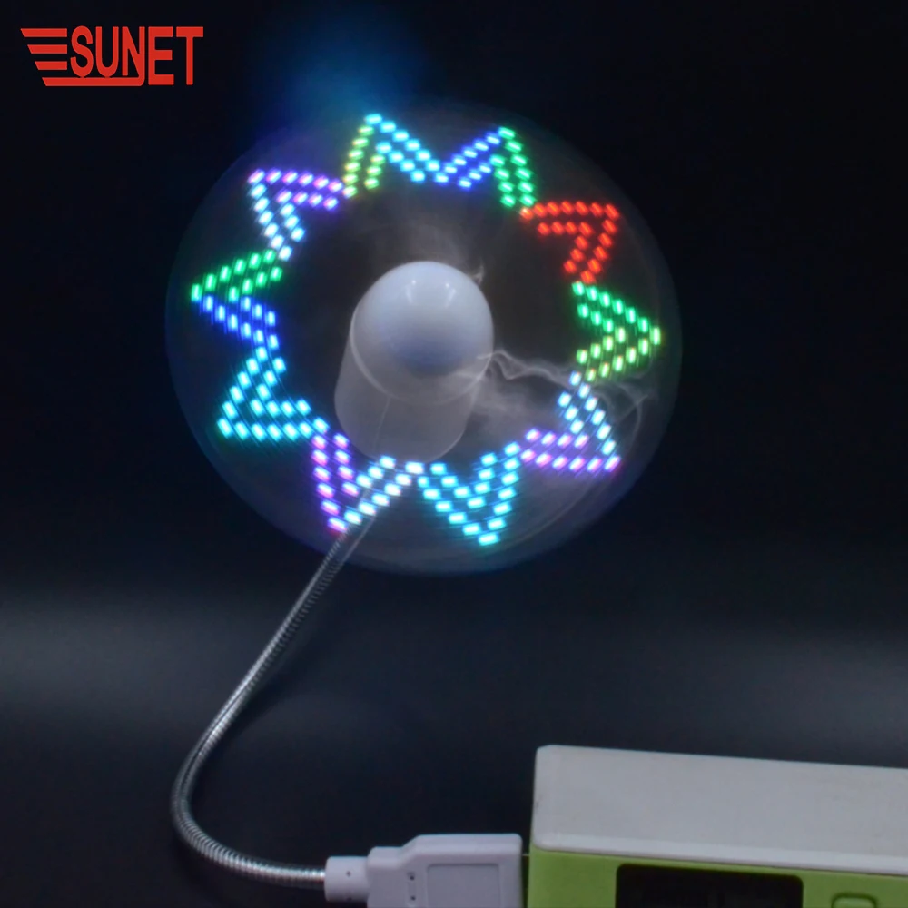  Sunjet 2020 новые продукты рекламный продукт декоративный очаровательный USB светодиодный вентилятор для