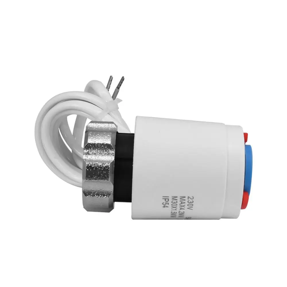
24V Thermal Spring Return Electric Actuator for Manifold Floor Heating System Actuator 