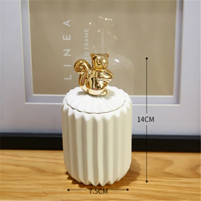 Hot sale Unique custom design  customized logo white ceramic toothpick holder
