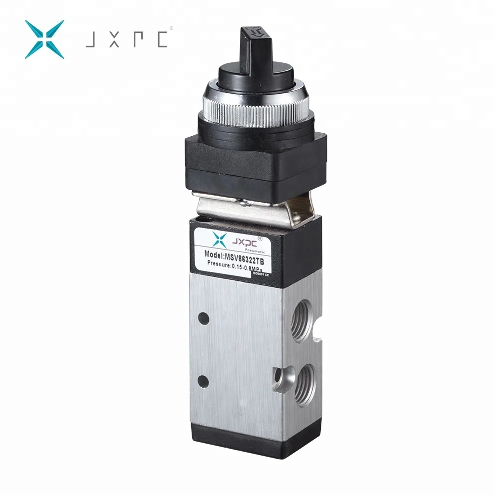 JXPC China Wholesale Quick Push Button Water Pneumatic Air Mechanical Valve