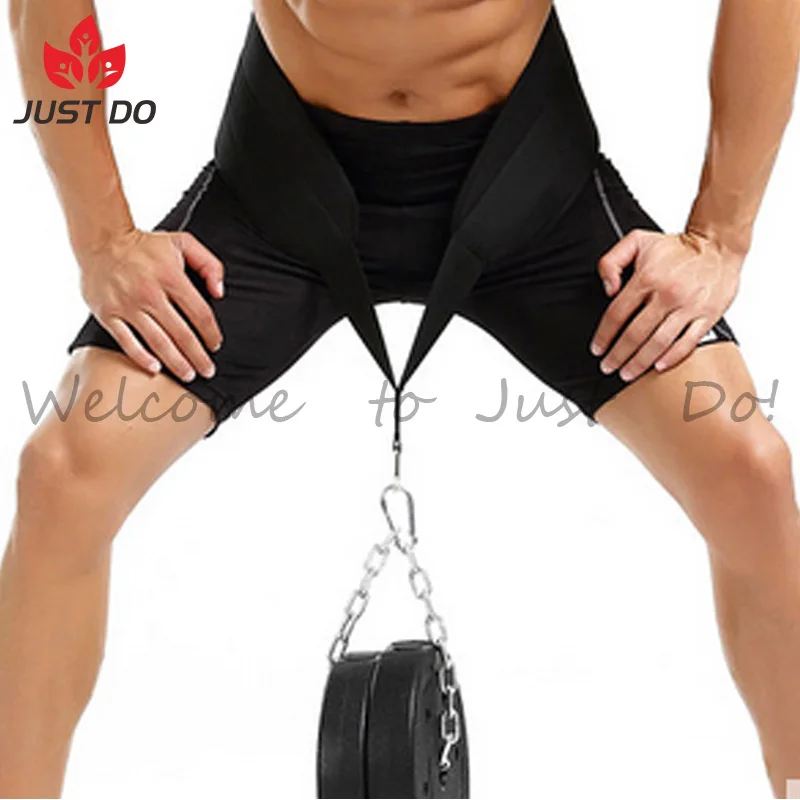 
Pull Up Training Fitness Weight Lifting Dipping Belt With Chain 