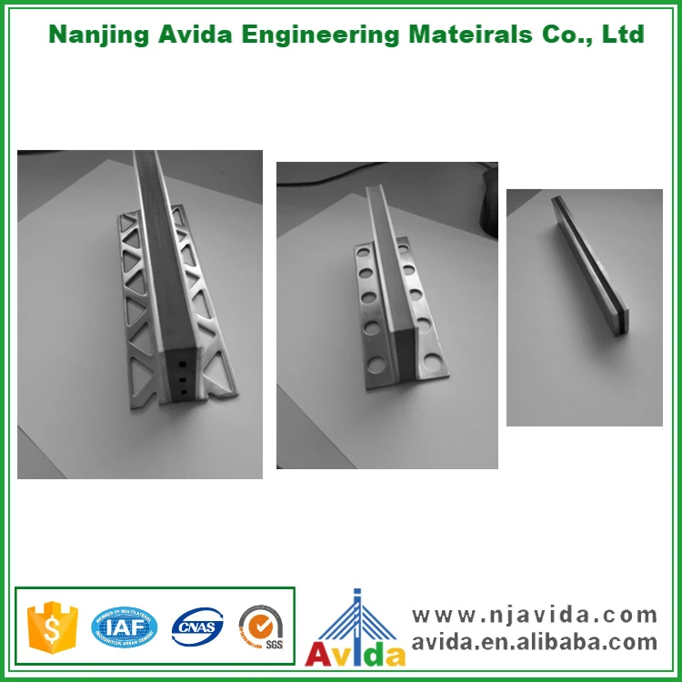 Screed Aluminum Ceramic Tile Movement Joint Control Joint