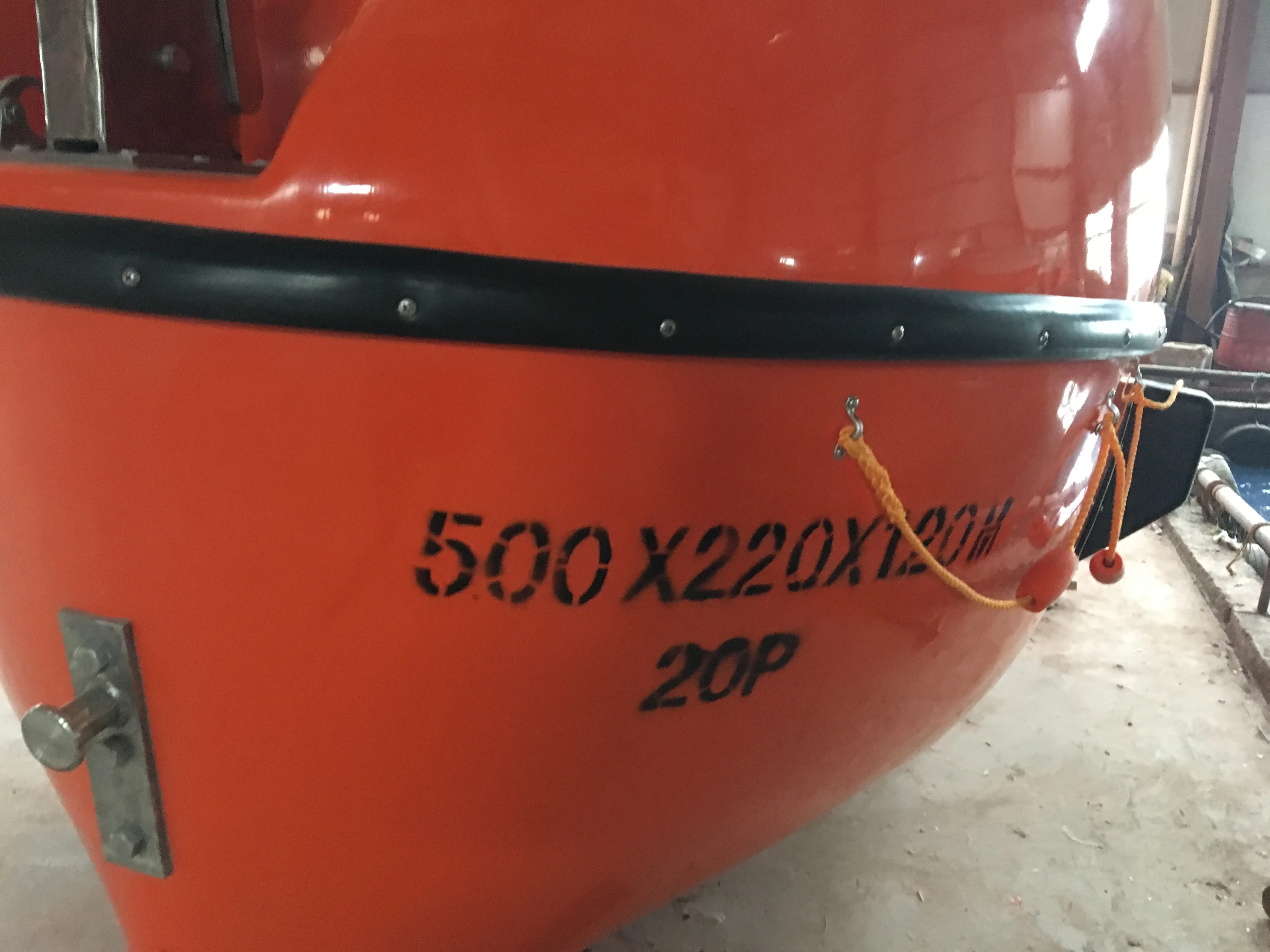 RMRS Approved Fire-Resistant 20 Persons  Free Fall Lifeboats With Davit