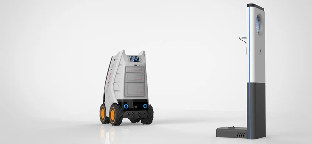 
smart high tech Express logistics Robot design for Alibaba 