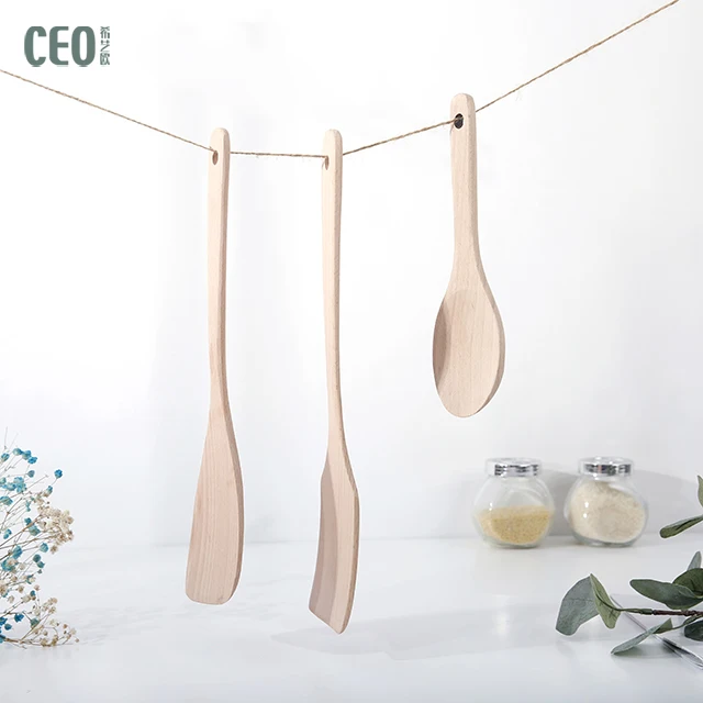 Kitchen Tools Wooden Kitchenware Set Wooden Spoon&Turner&Spatula utensil set