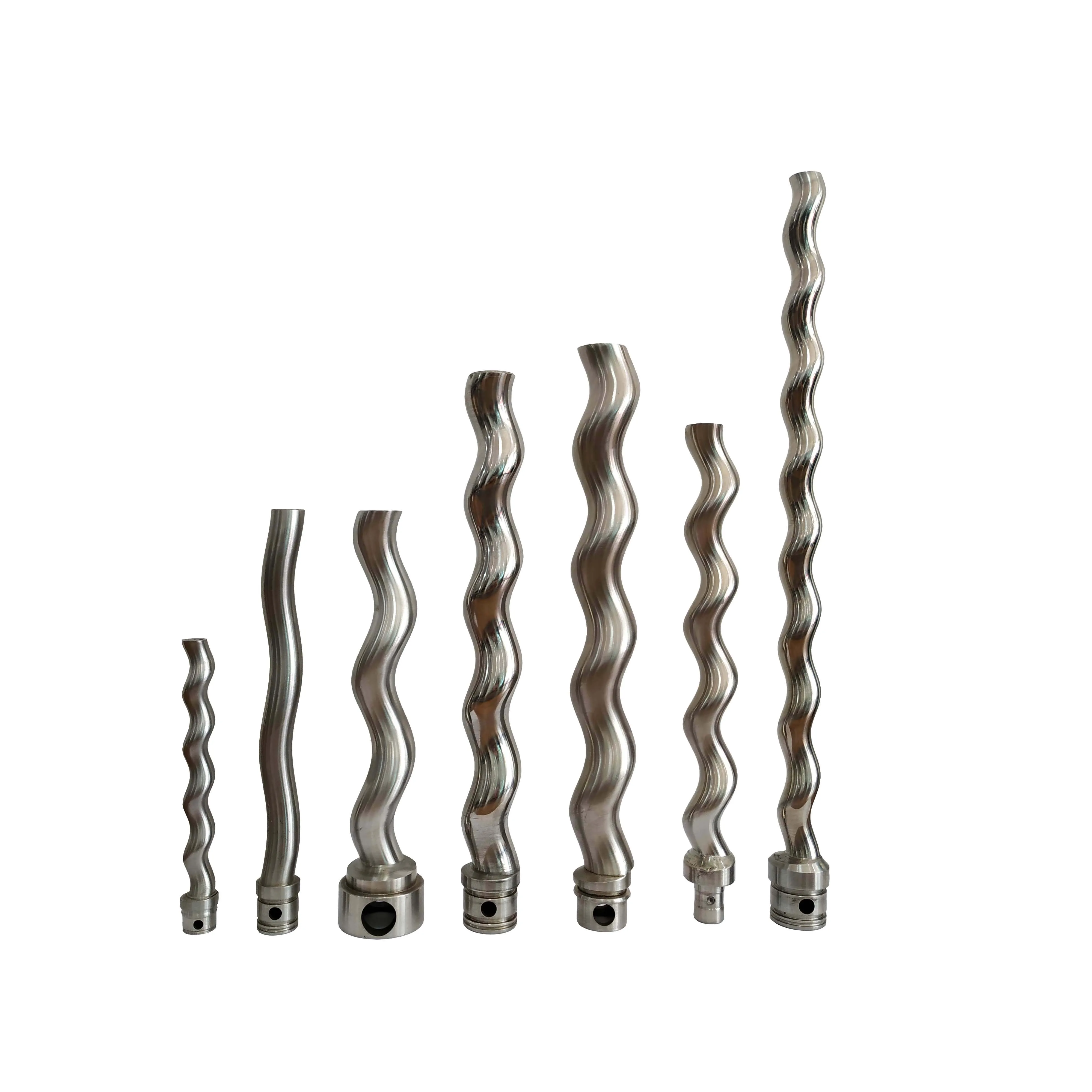 Factory directly sale PCM progressive cavity pump replacement part 304SS rotor customized for sewage slurry for NETZSCH/SEEPEX