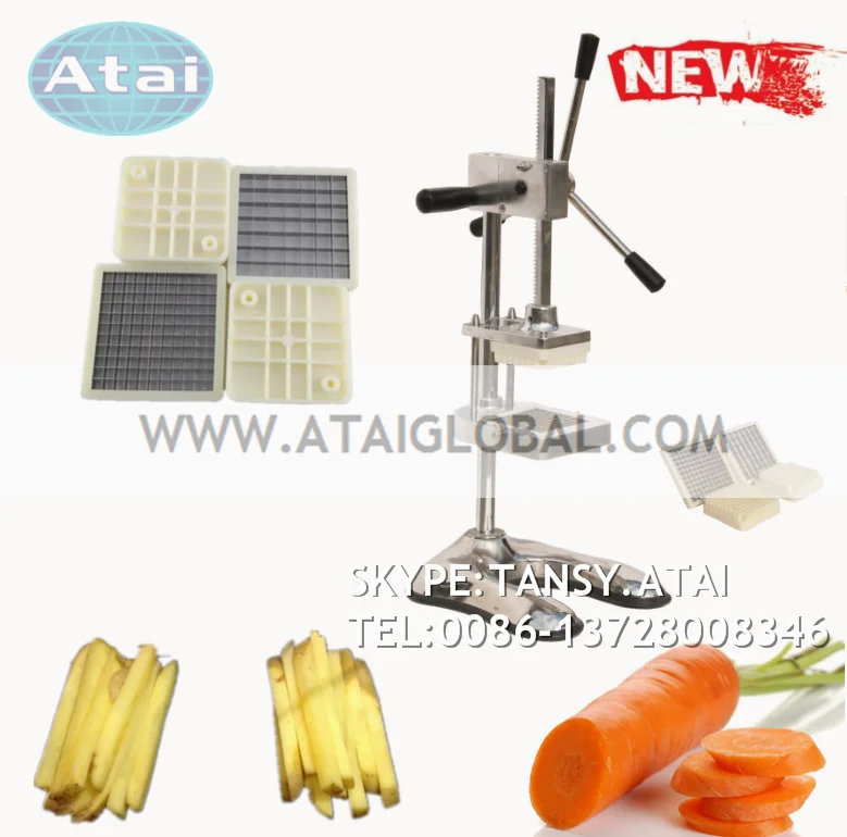 новая конструкция из нержавеющей стали ручной картофеля французской фрай резец