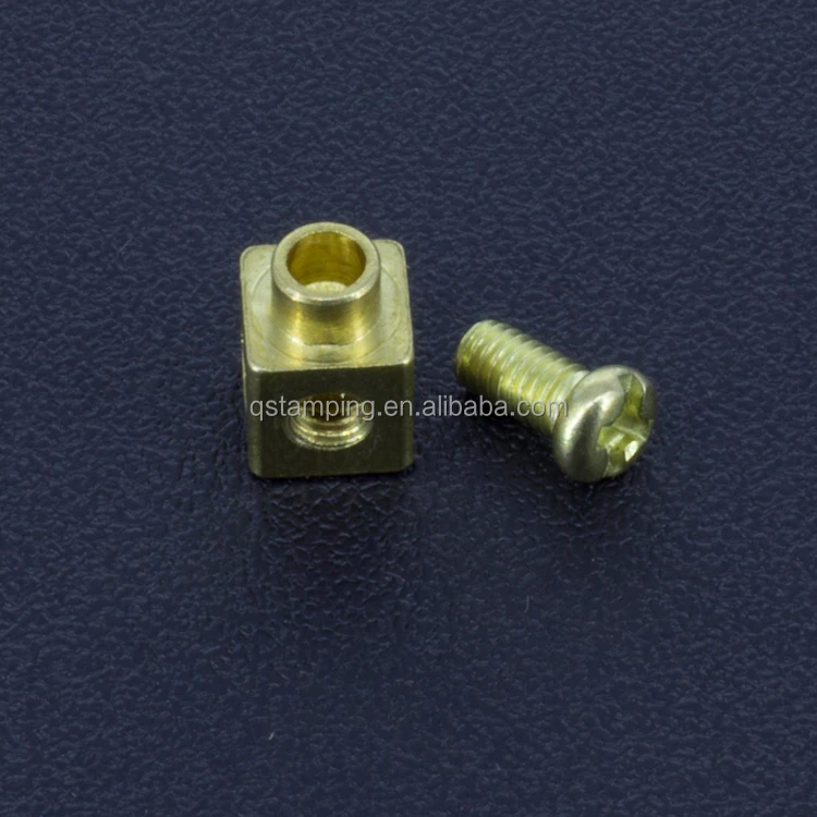 Square terminal block ,Screw brass wire terminal block,customized  terminal