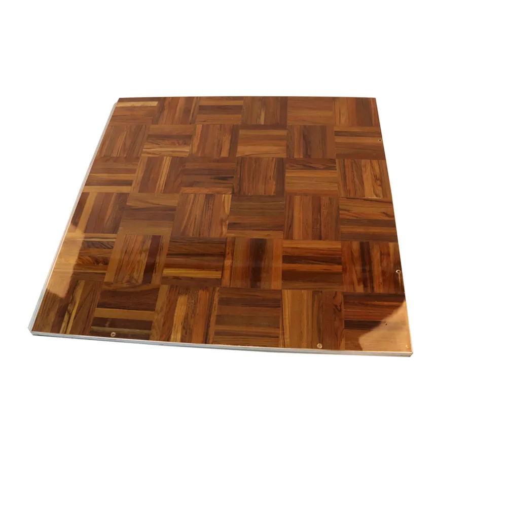 Portable Outdoor Interactive Laminate Hardwood Wooden Dance Floor