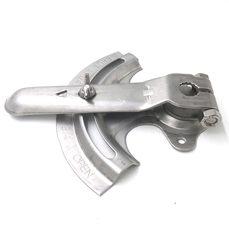 
Stainless steel quadrant sets volume control damper regulator 