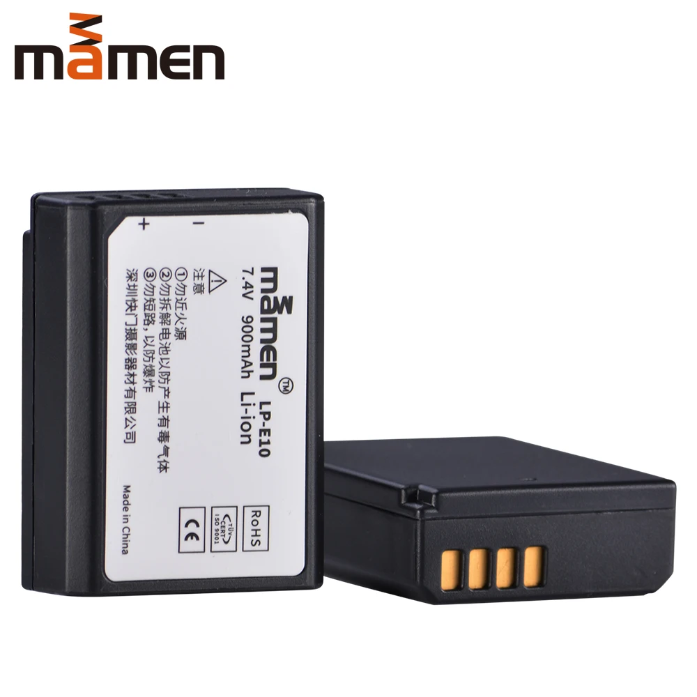 750mAh аккумуляторная батарея для цифровых фотоаппаратов LP-E10 для объектива камеры CANON