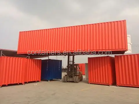 China shutter door storage container 20ft 40ft shipping container