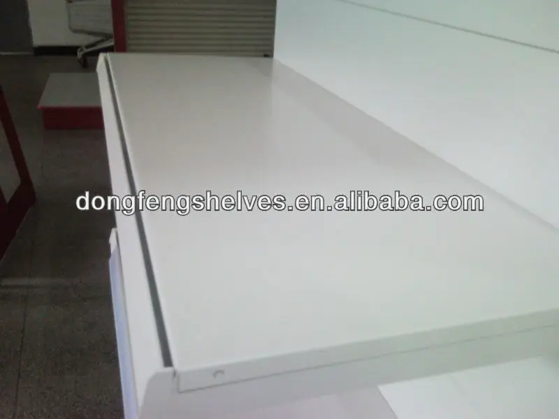 
European style metal supermarket display rack shelf 