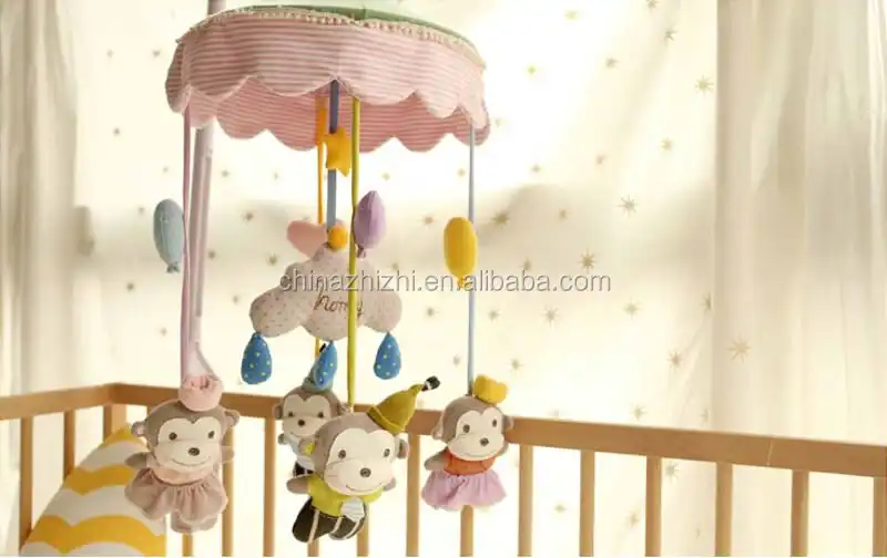 Лидер продаж, подарок от китайского поставщика, тканевая настенная подвеска на день рождения для детей, домашний декор, детская кроватка, игрушка, мобильный детский Игрушечный мобильный