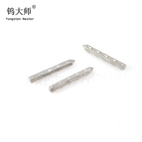 Hot sale bass fishing tungsten nail fishing weight tungsten nail