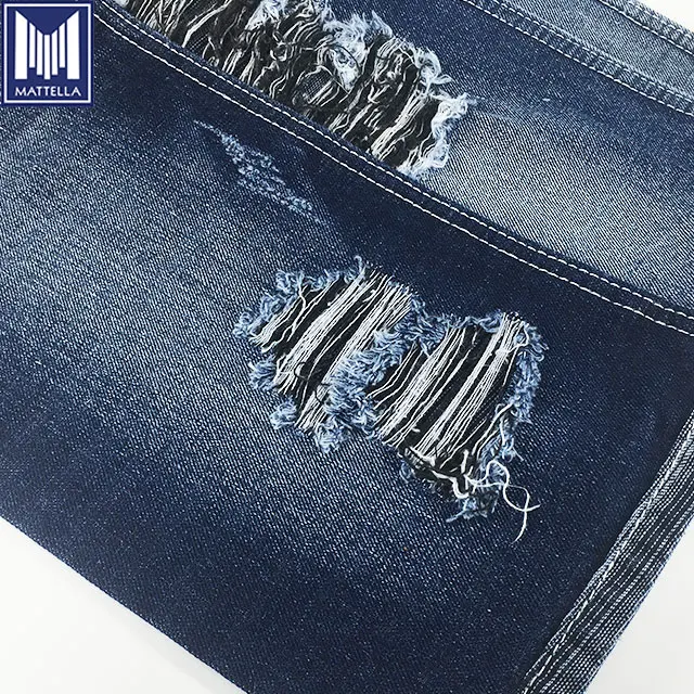 K9882-8 10 oz black weft waxed bulk cotton polyester blend denim fabric in turkey nigeria karachi india kenya pakistan market