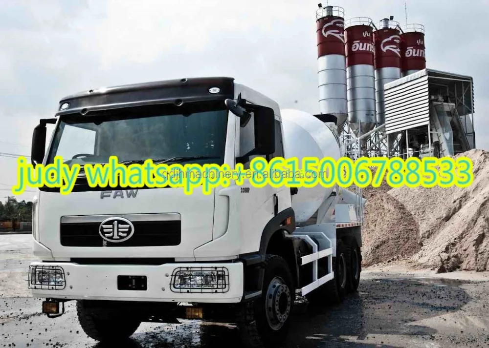 Factory Supply! Small portable concrete mixer truck4m3 5m3 6cubic meters truck mixer
