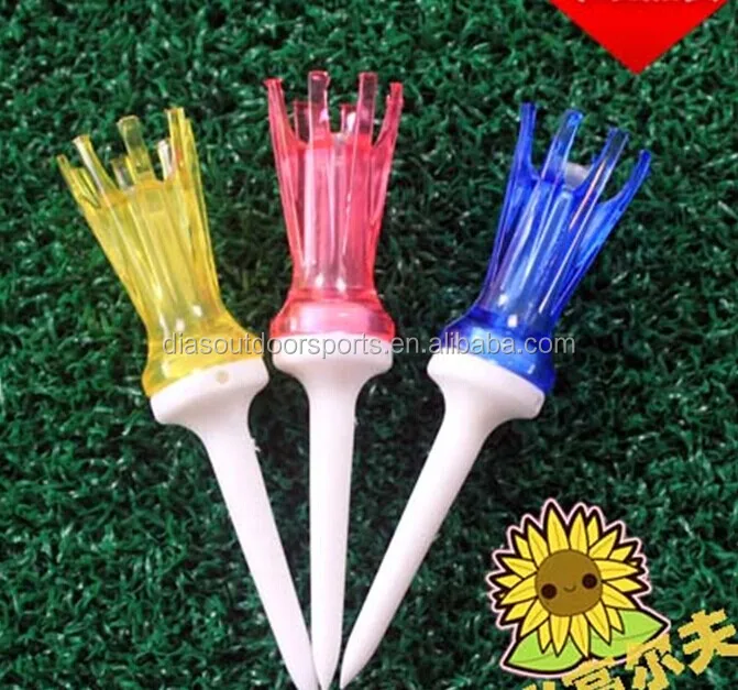 80mm Crown Claw plastic golf tees