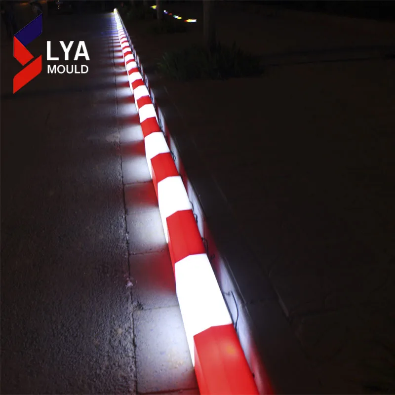 standard kerbstone sizes lighting plastic road side Pavement led parking curb stone