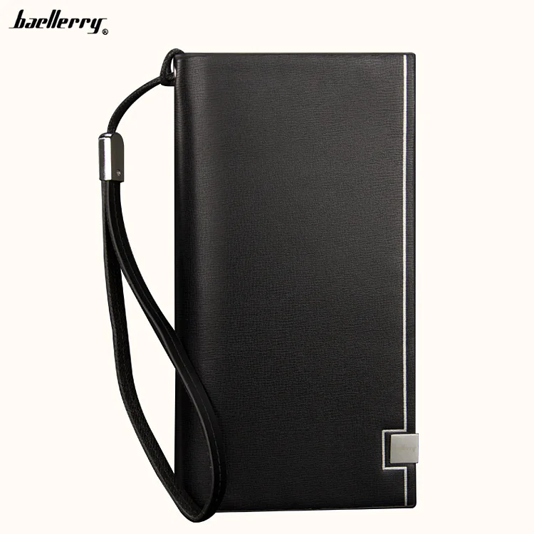 wallet New Arrival Baellerry long pu leather id card holder phone case leather wallet